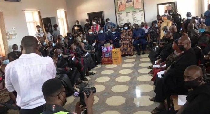 Denkyira Chiefs rally to fight illegal mining