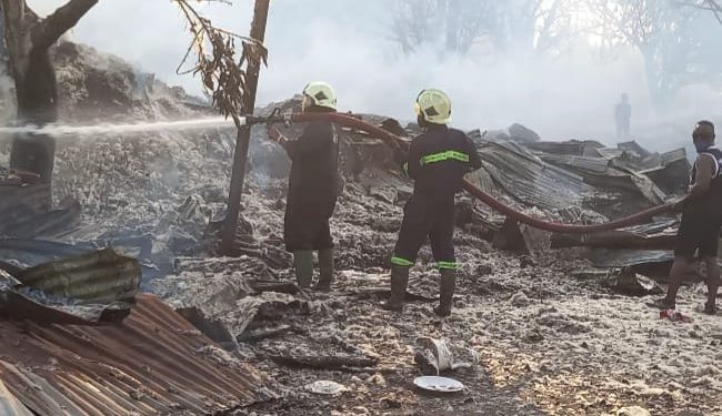 Asafo BB Slum: 40 makeshift structures burnt down, one dead