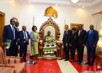 Asantehene commends Board and Management of ADB