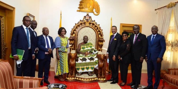 Asantehene commends Board and Management of ADB