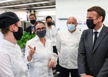 France President Emmanuel Macron slapped in the face