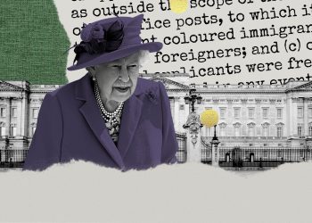 Buckingham Palace once banned ‘colored immigrants or foreigners’ from holding office jobs, and it’s not clear when the practice ended