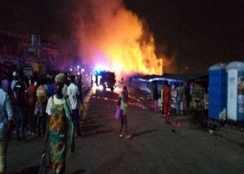 Fire destroys three containers at Lashibi