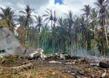 Philippines military plane crash kills at least 45 but dozens survive