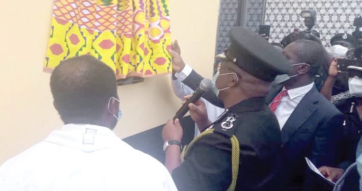 IGP inaugurates New Winneba Police Station – Calls for respect, civility to public