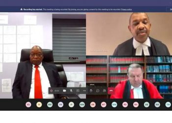 Zuma appears in virtual corruption trial from jail