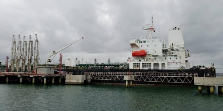 Africa’s deepest liquid bulk terminal receives commercial tanker vessel