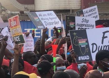#FixTheCountry Protestors Hit The Streets Of Accra