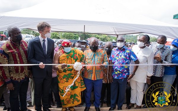 1D1F: President Akufo-Addo Commissions $16 Million Tomato Processing Factory In Domfete
