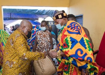 “Prang 1D1F Starch Factory A Dream Come True For Me” – Prang Chief Hails President Akufo-Addo