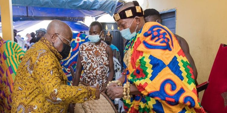 “Prang 1D1F Starch Factory A Dream Come True For Me” – Prang Chief Hails President Akufo-Addo