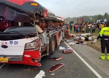 Fresh Accident On The Accra-Kumasi Highway, Drive Safely And Be Patient- Ghana Police Service