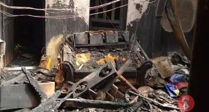 Fire Razes 4-Bedroom Apartment At Bibiani