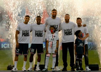 Messi, Ramos and others presented to PSG fans