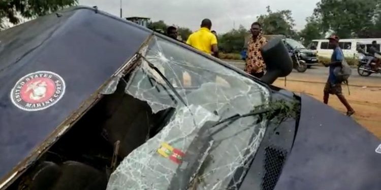 15 Persons Injured In Road Crash Near Kpone Barrier