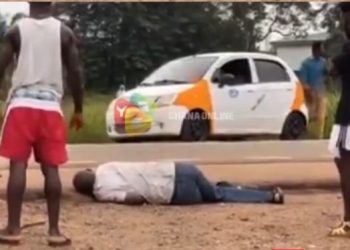 Dead Body Found On Kumasi To Accra Highway