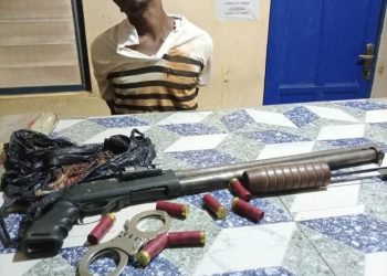 Suspected Robber Arrested With Pump Action Gun In Builsa North