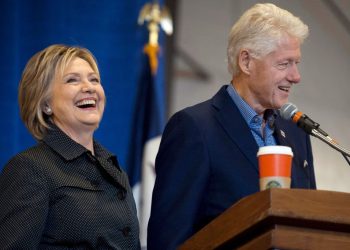 Hillary Clinton rushes to California to check ailing husband