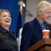 Hillary Clinton rushes to California to check ailing husband