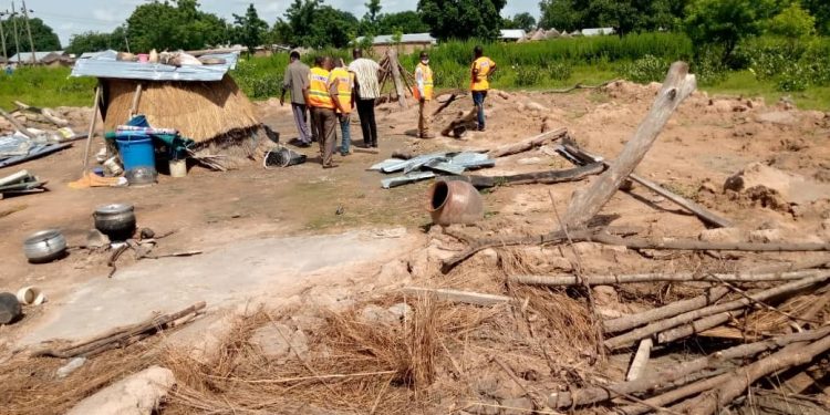 Mother Of 11 rendered Homeless By Rain At Kpatoarigu Community