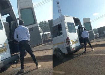 Trotro driver reportedly arrested for peeing on major road in Accra