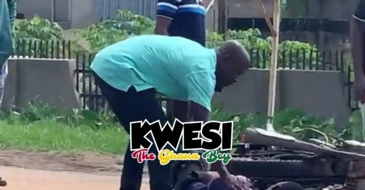 Video Of The Gory Accident That Happened This Morning At Koforidua Adweisu Pops Up
