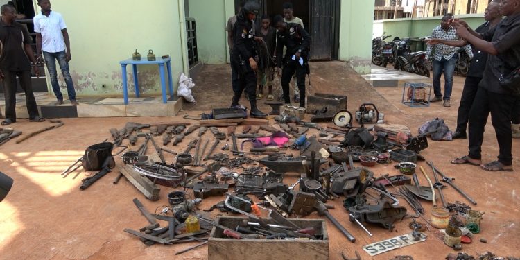 Bono East: Police Raid Gun Manufacturing Gang, Five Arrested
