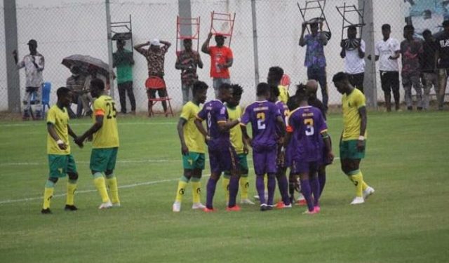 GPLWK2: Bibiani Gold Stars Hold Meadeama To 1-1 Draw At Akoon Park