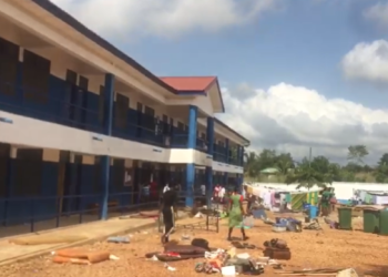 Three students Collapse As fire Guts Storeroom Of Osino SHS