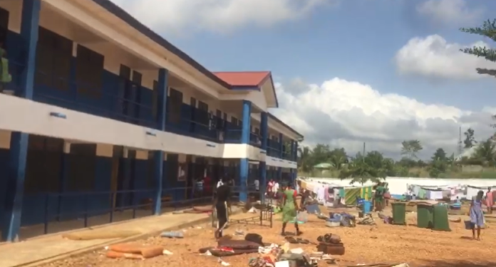 Three students Collapse As fire Guts Storeroom Of Osino SHS