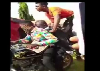 Ghanaians React To Dead Body Being Displayed On Okada At Funeral Grounds