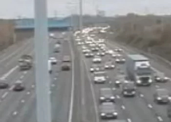 M25 traffic Chaos – Lanes Closed After Vehicle Bursts Into Flames Near Heathrow Airport