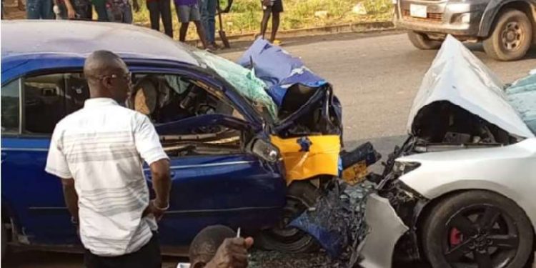 E/R: Three Schoolchildren Crushed To Death In head-on crash At Mampong Akuapem