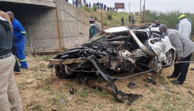 Driver Killed As Car Falls Off Flyover