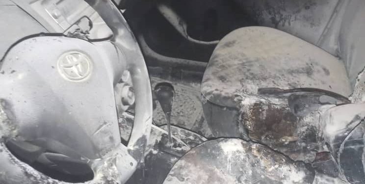 Takoradi: Bolt Driver Set Ablaze By Suspected Car Thieves