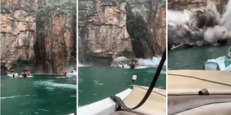 Six Confirmed Dead After Rock Detached From A Canyon And Fell On Tourist Boats In Brazil 