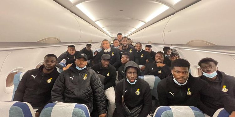 AFCON 2021: Black Stars Arrive In Cameroon