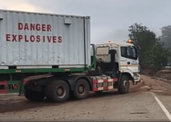 Massive Reactions As Another Truck With Inscription ‘Danger Explosives’ Was Seen Without Escort