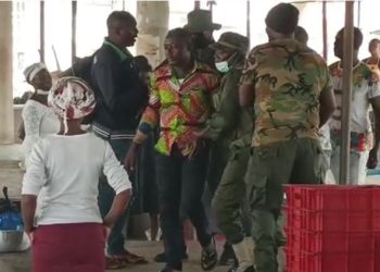 Tilapia Sellers Clash With Ga South Taskforce During Clean-up Exercise