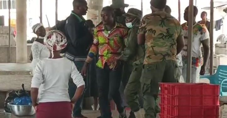 Tilapia Sellers Clash With Ga South Taskforce During Clean-up Exercise