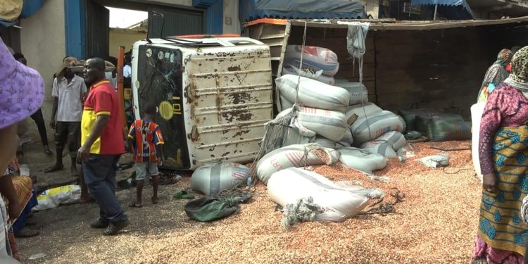Two Women Crashed To Death By Cargo Truck In Kumasi