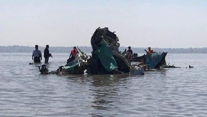 Myanmar Fighter Jet Crashes Into Lake, Killing Pilot