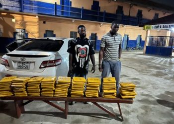 Two Busted For Possession Of 88 Parcels Of Narcotics They’ve Labelled ‘MTN’