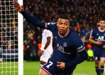 UCL: Kylian Mbappe’s Late Strike Hands PSG Slender Advantage Over Real Madrid