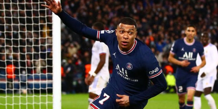 UCL: Kylian Mbappe’s Late Strike Hands PSG Slender Advantage Over Real Madrid