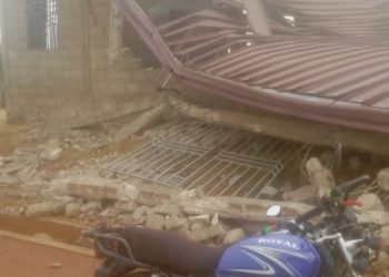 Heavy Rainstorm collapse Bechem Baptist Church