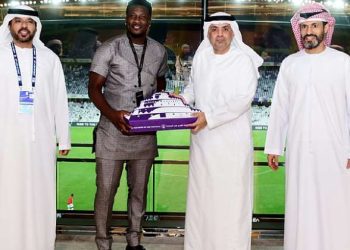 Asamoah Gyan Honored By Former Club Al Ain