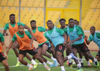 2022 WCQ: Black Stars Hold First Training Session In Kumasi Ahead Of Nigeria Tie [Photos]