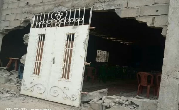 Land Guards On The Run After Destroying A Church Building At New Tafo