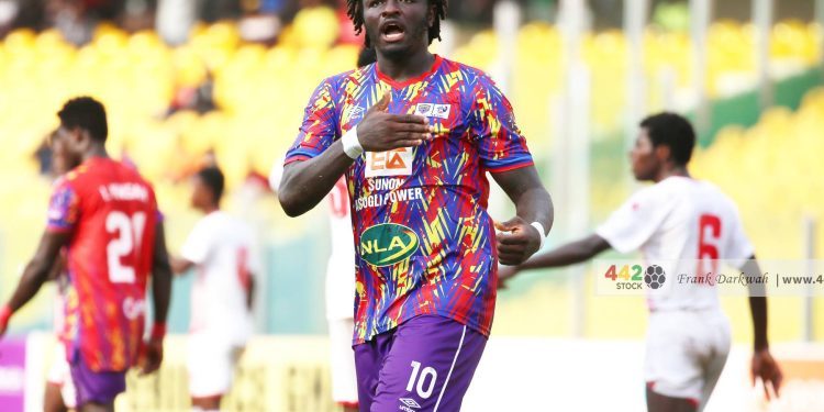 Muntari Scores First Goal For Hearts In Their 2-1 Win Over WAFA